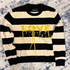 Unique zadig and Voltaire striped sweater